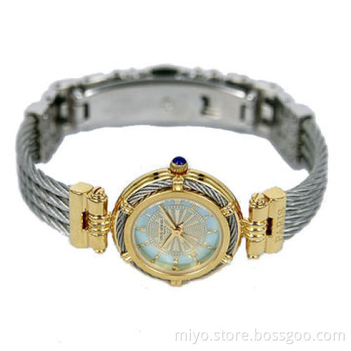 Women's Dress Bangle Watch, Double Dial, 3ATM Water-resistant, Durable, Available in Various Designs